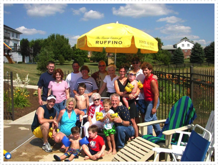 David, Amy & Hayden Kratz & Eileen & John Beck with Beck Family